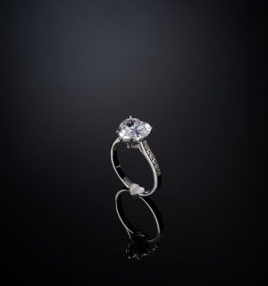 Anello Chiara Ferragni silver zircone bianco First Love mis. 16